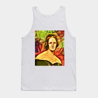 Mary Shelley Snow Portrait | Mary Shelly Snow Artwork 14 Tank Top